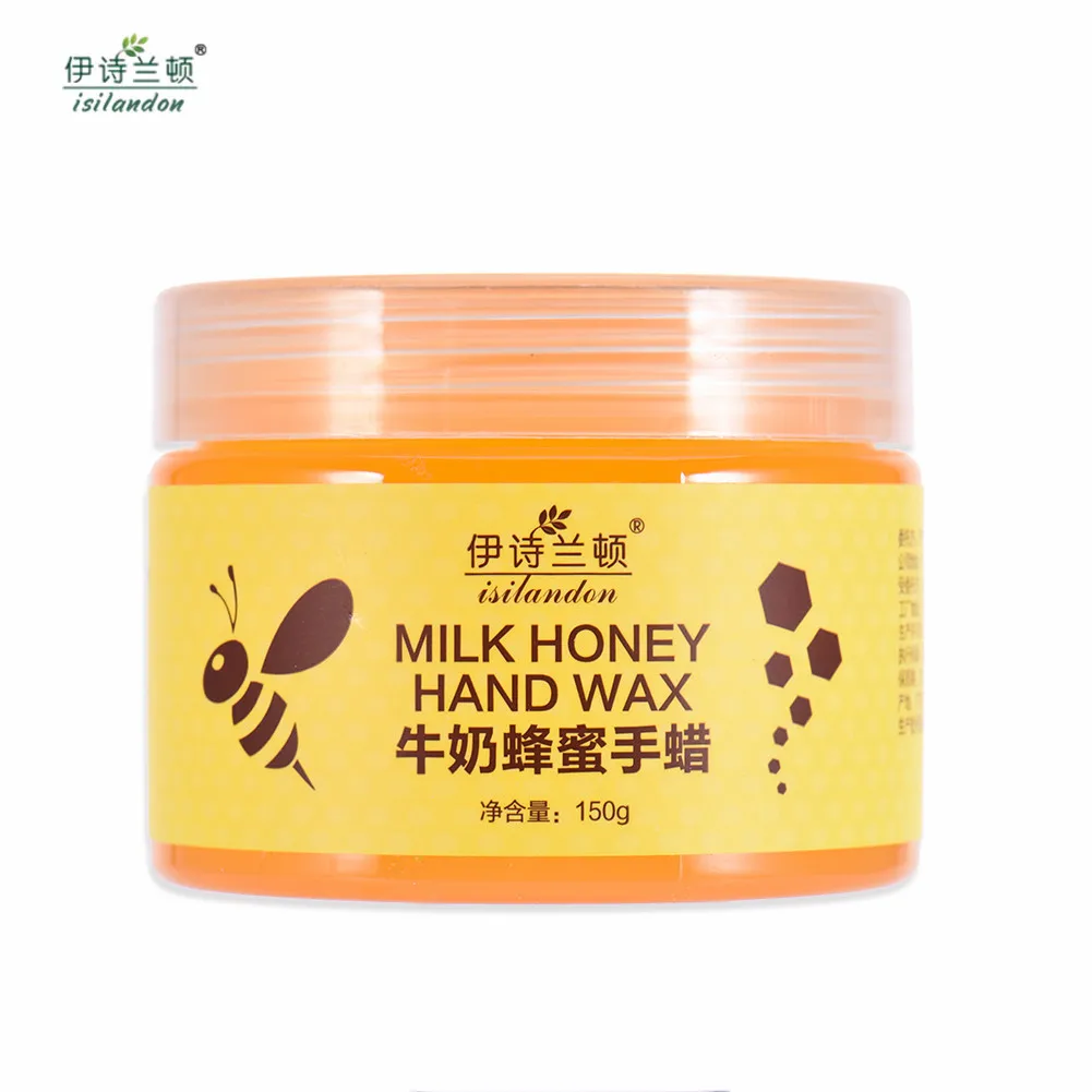 

ISILANDON Milk Honey Paraffin Wax Hand Mask Hand Care Moisturizing Whitening Skin Care Exfoliating Calluses Hand Film Hand Cream