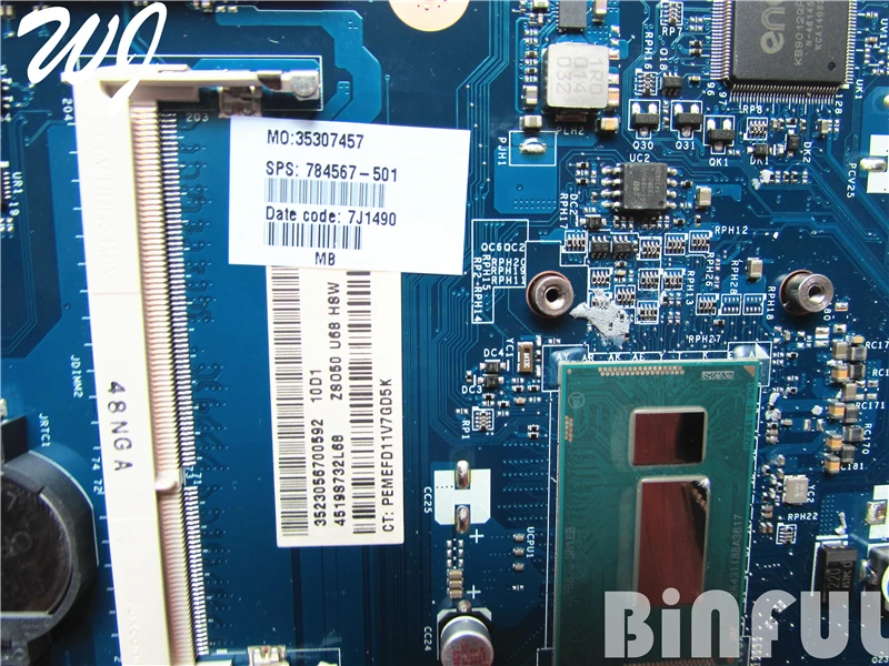 Материнская плата для ноутбука для hp 15-r 784567-501 LA-A992P i7-4510U полностью протестирована