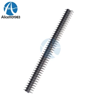 

5PCS Double Dual Row 2.54mm 2x40 2 x 40 Pin Male Pin Header Strip