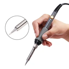 ЕС Plug В 220 В 60 Вт Электрический паяльник Регулируемая температура паяльник Сварка паяльная Ремонт инструмент