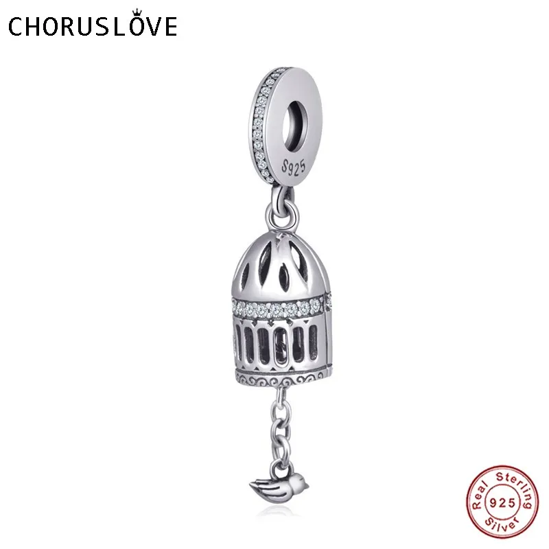 Новинка от Choruslove подвеска в виде птичьей клетки подходящая к европейским