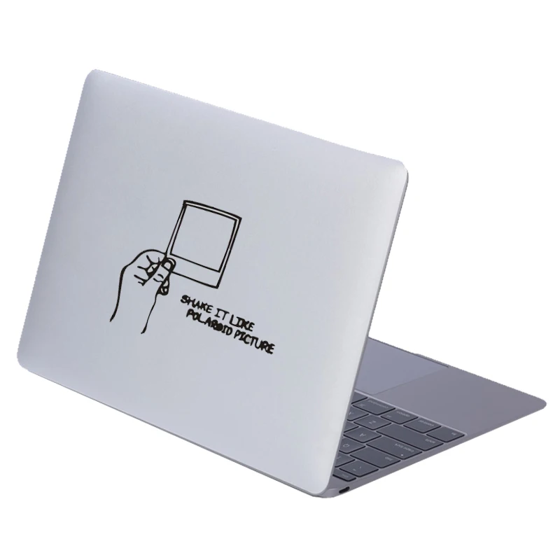 Мультяшные наклейки на ноутбук для Macbook Air 13 11 retina Pro 13 15,4 дюймов смешные наклейки черные ПВХ частичные наклейки на кожу