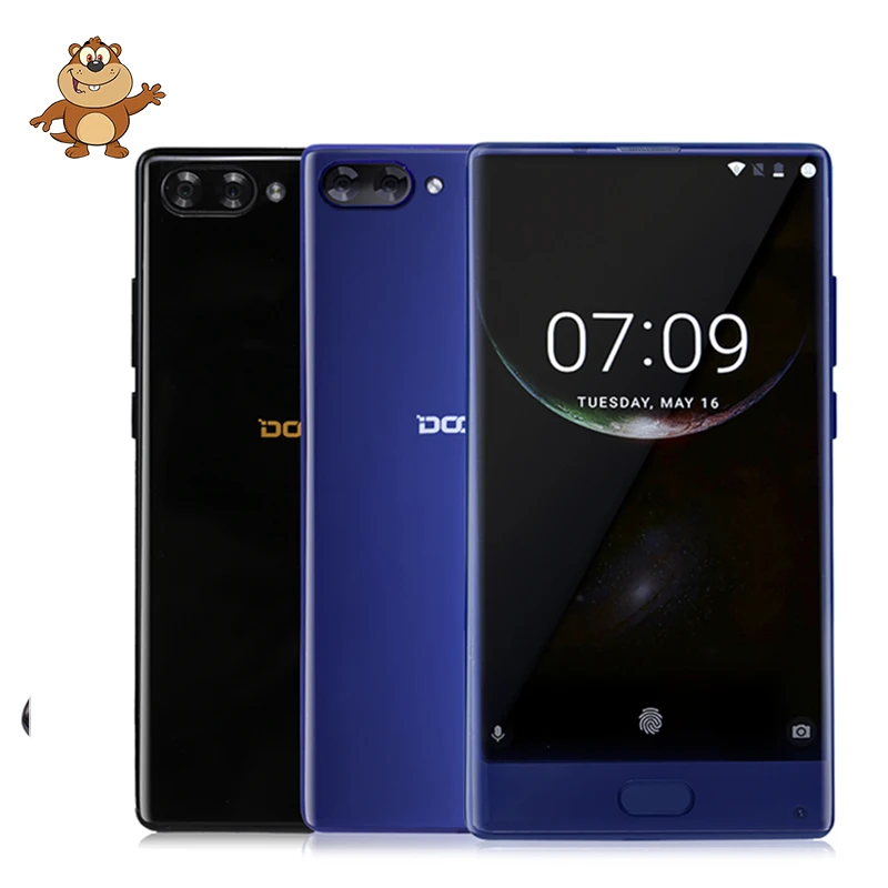 DOOGEE MIX 6 ГБ + 64 Гб безрамный смартфон Двойная камера 5 ''AMOLED MTK Helio P25 Восьмиядерный