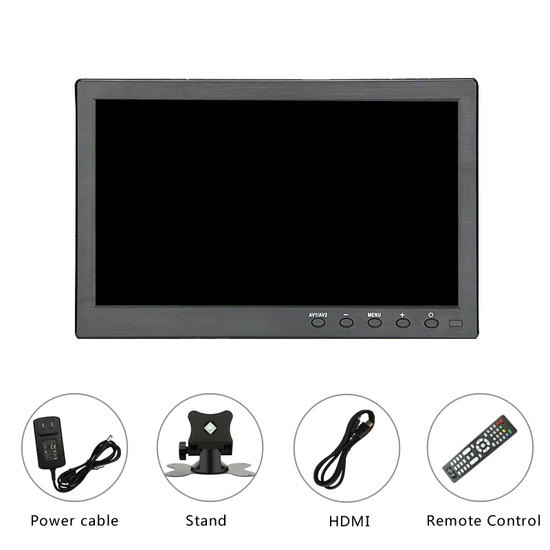 10 1 дюймовый монитор с портом ПК 1280x800 IPS ЖК HDMI VGA AV для камеры видеонаблюдения