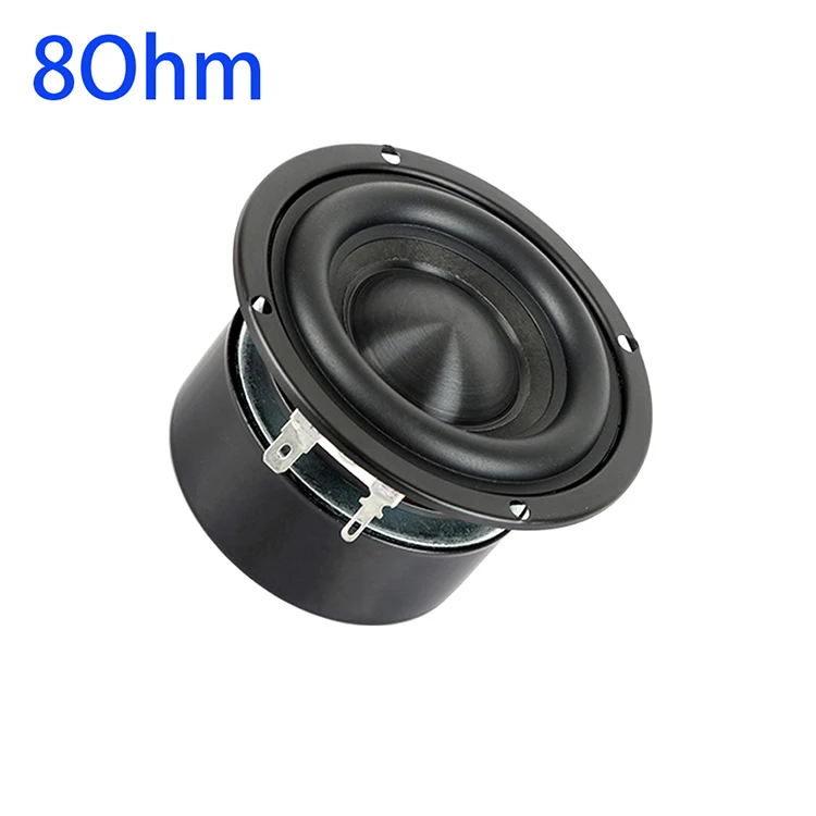 8Ohm Tenghong 1 шт. 3 дюйма HIFI бас-динамик 4 Ом 8 Ом 25 Вт портативная аудио Колонка Bookshlef сабвуфер домашний кинотеатр громкий динамик - Цвет: 8Ohm