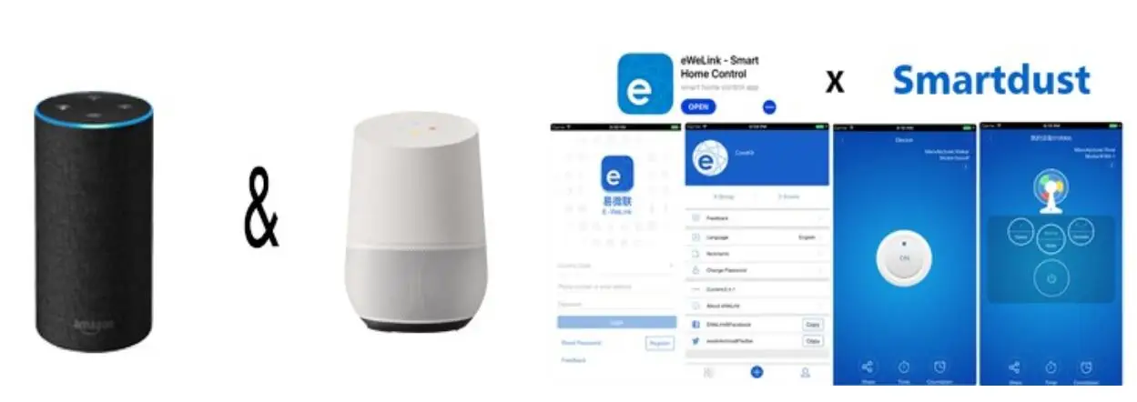 EsooLi стандарт ЕС Tuya/Smart Life/ewelink 1/2 банда WiFi настенный светильник сенсорный переключатель для Google Home Amazon Alexa Голосовое управление