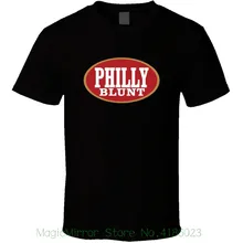 Phillies Blunt camiseta negra para hombre caja de cigarros Vintage fresa marcada 8c moda hombres Camisetas cuello redondo