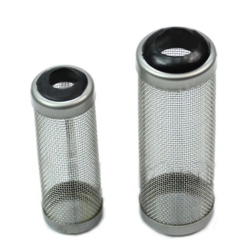 New Stainless Steel Mesh Filter Guard Shrimp Fish Aquarium Fish Tank 12