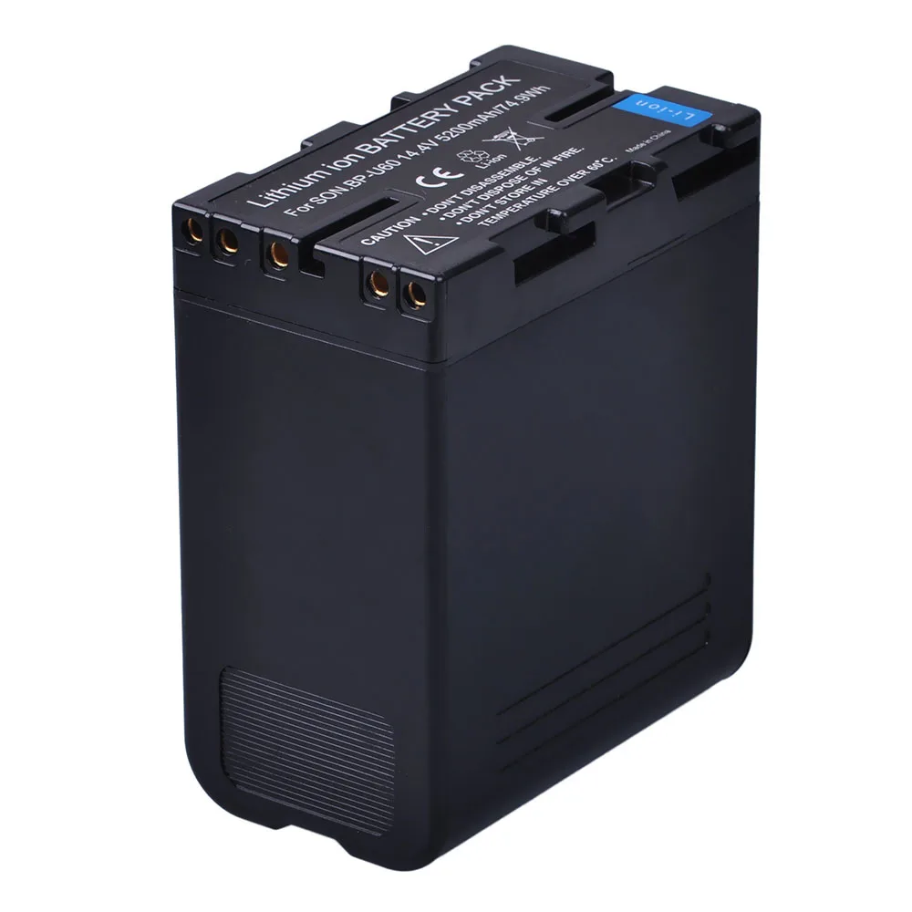 PowerTrust новинка 2 шт. 5200 мАч фонарь батарея U60 BPU60 для Sony EX1R EX3 EX260|Цифровые