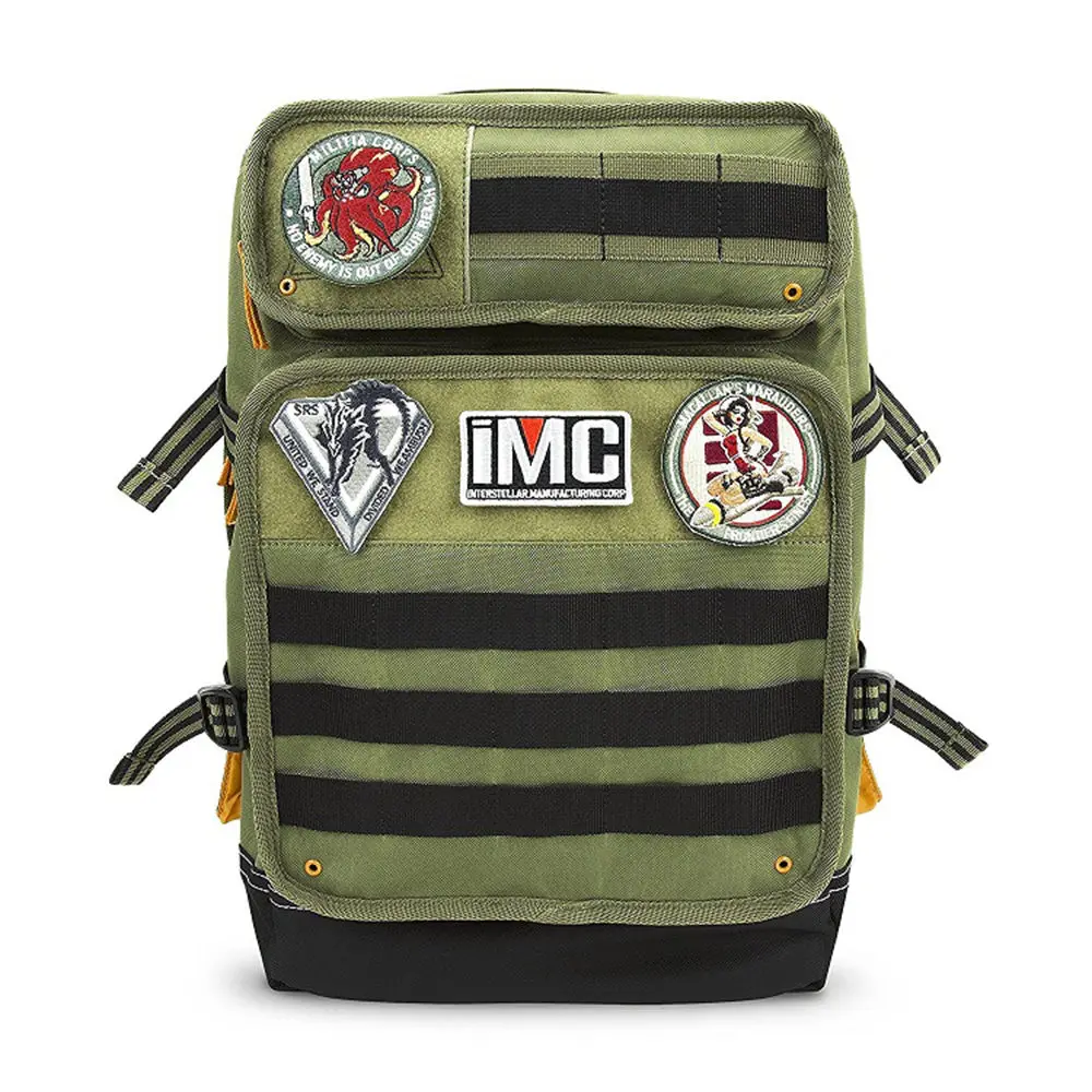 

Backpack notebook computer Star Wars backpack military fashion multi pocket design Army green men's high quality shoulder bag