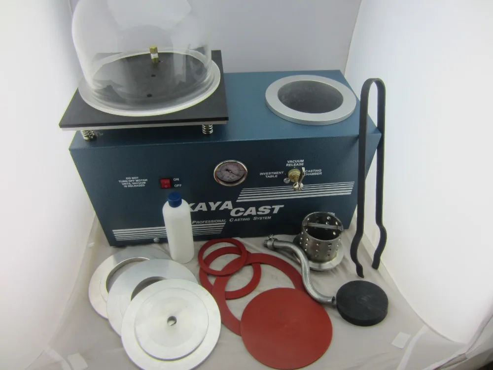 KAYA Vacuum Investment Mini Jewelry Casting Equipment jewelry mold cast