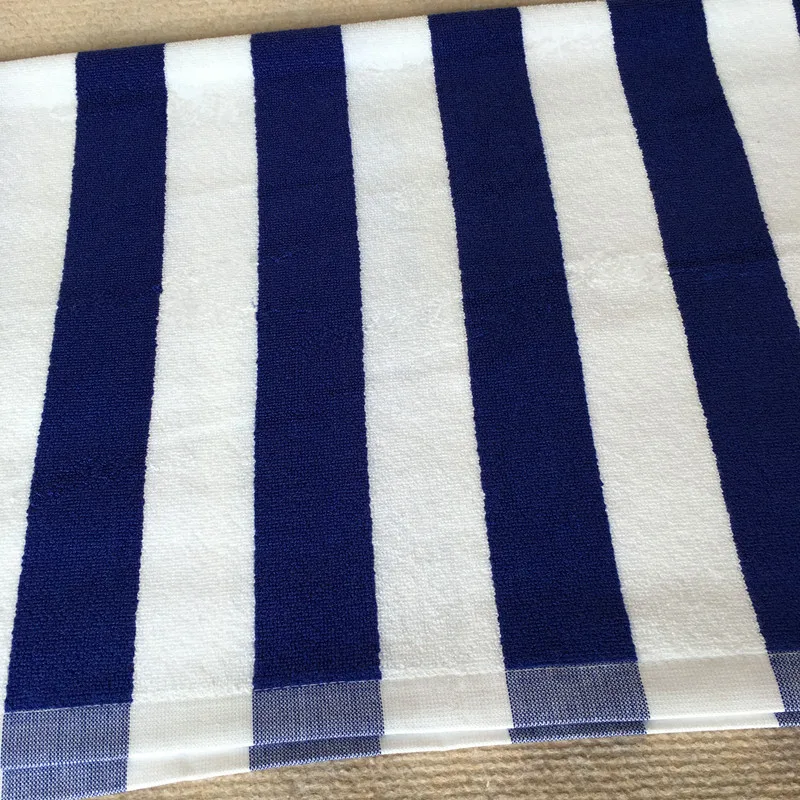 Новое летнее большое хлопковое Полосатое пляжное полотенце s синее банное полотенце servitte De Plage