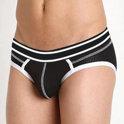 

Men's briefs elastic mesh briefs MEN