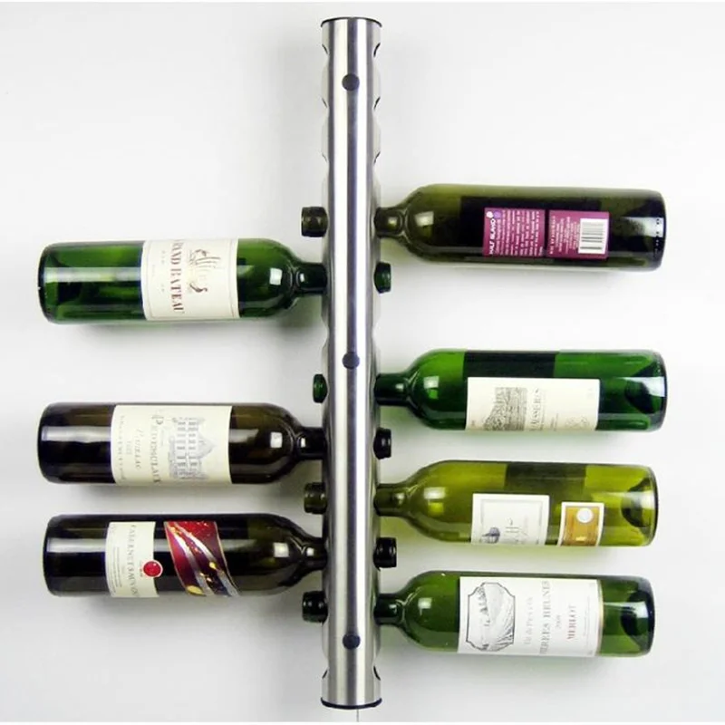 High Quality Stainless Steel Wine Rack Holders 8 12 Holes Home Bar High Quality Stainless Steel Wine Rack