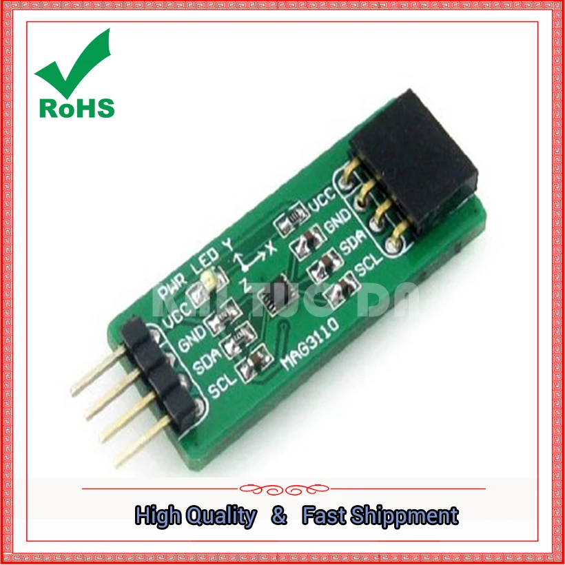 

MAG3110 electronic compass module compass module three - axis magnetoresistive sensor magnetometer module board