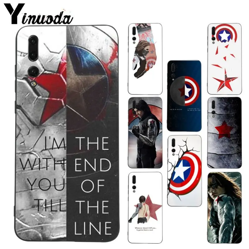 Чехол для телефона Yinuoda Captain America Civil War Soldier Huawei P20pro mate10lite p9 p10plus honor 8x 7A nova3i funda |