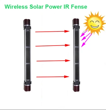 

Compatible with G90B and S4 alarm system Solar Power perimeter 3-beam infrared radiation detector wireless IR perimeter fense