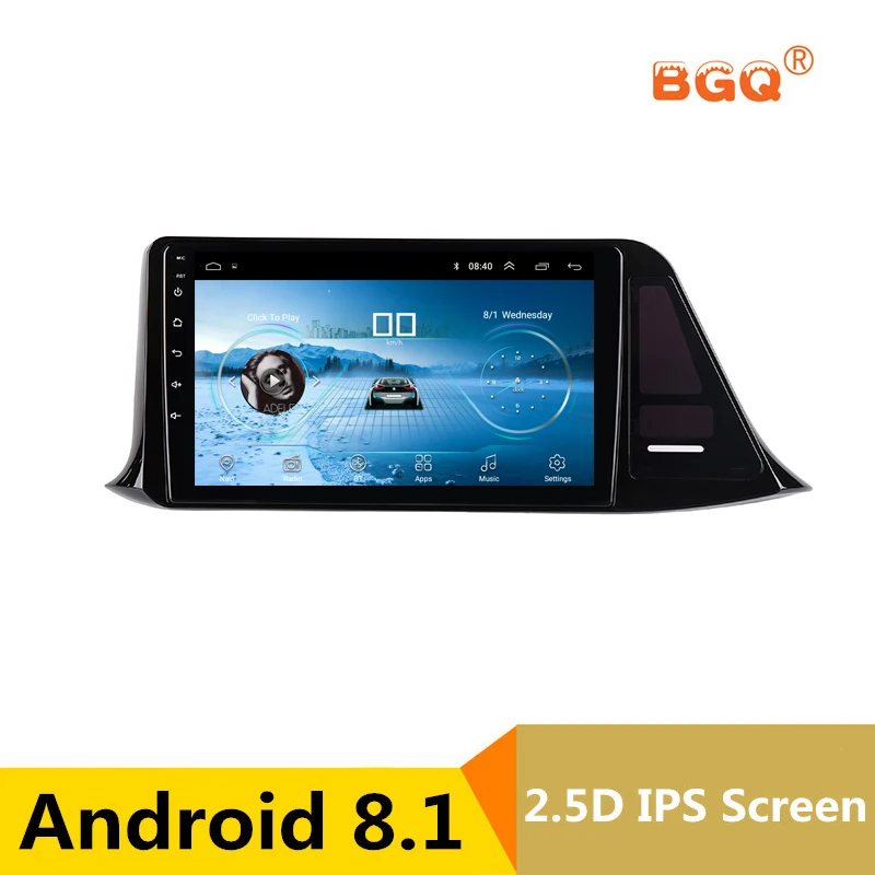 

9" Android 8.1 Car DVD GPS For Toyota CHR Multimedia Radio Stereo Audio Headunit with bluetooth wifi mirror link
