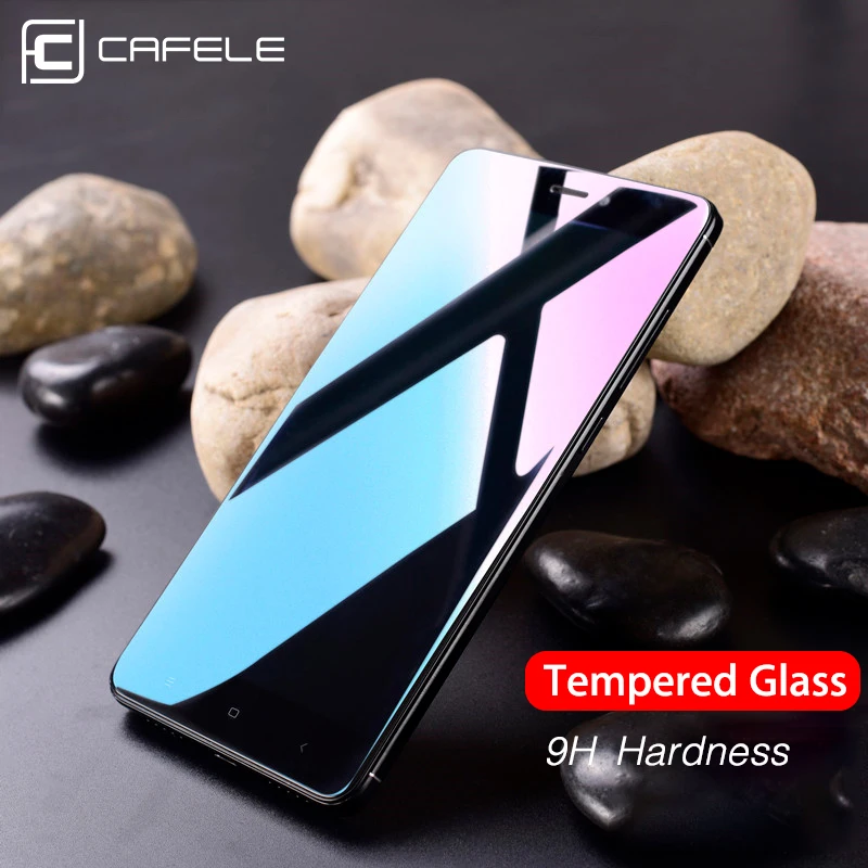 

CAFELE Screen Protector for Xiaomi Redmi Note 7 8 9 pro 4A k20 pro Tempered Glass For Xiaomi 9t pro 2.5D Non-full Cover HD Clear