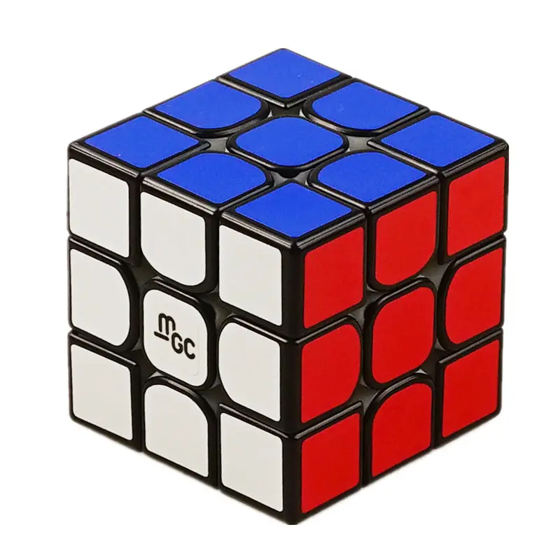Yongjun MGC II Магнитный куб 3x3x3 MGC V2 Нео кубик рубика Magic Cube Скорость 3x3 игра-головоломка Cubo Magico WCA чемпионат по магниты мальчик игрушки - Цвет: Black