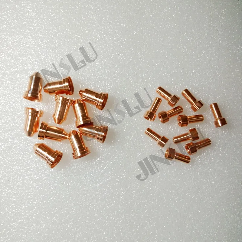 PT-80 PT80 Electrode 20pcs+Nozzle 1.1mm 20pcs PT80 Plasma Consumable for Plasma Cutting Torch