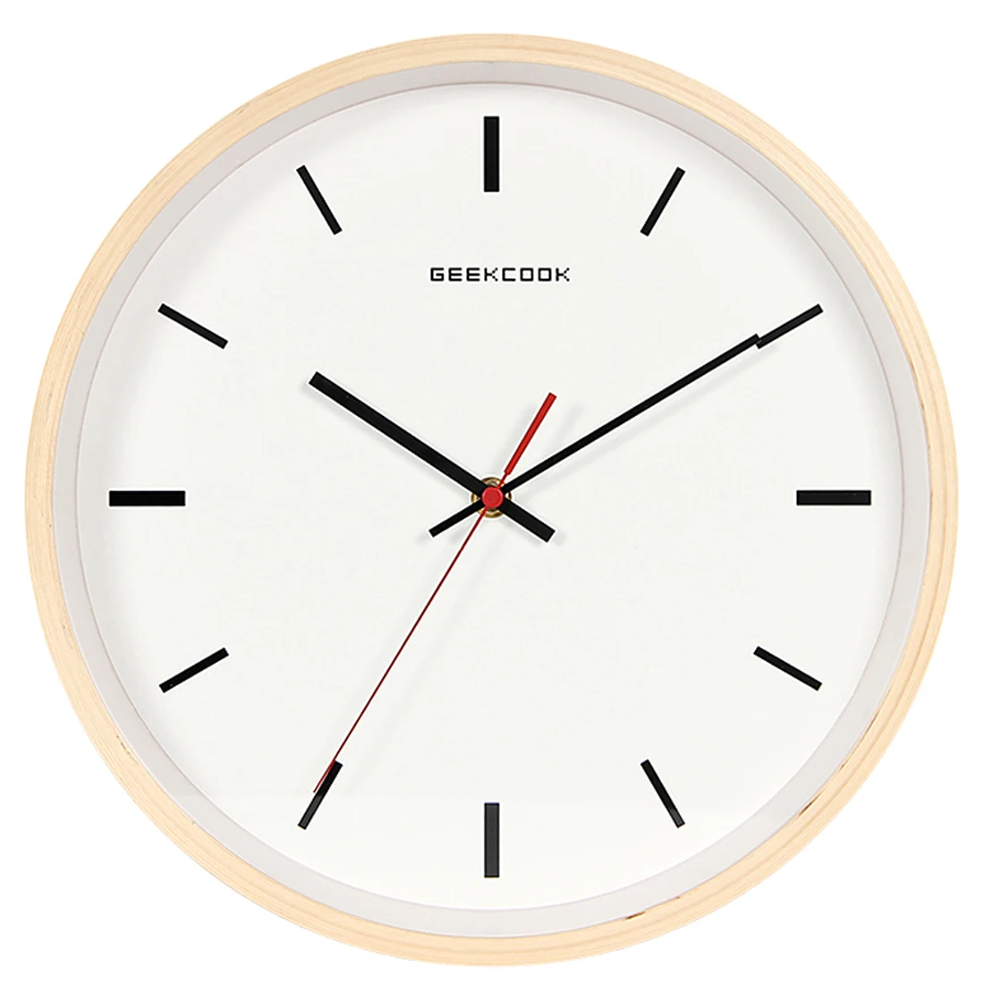 Simple 12 Inch Needle Wall Clocks Slient Hanging Clock Bedroom Study