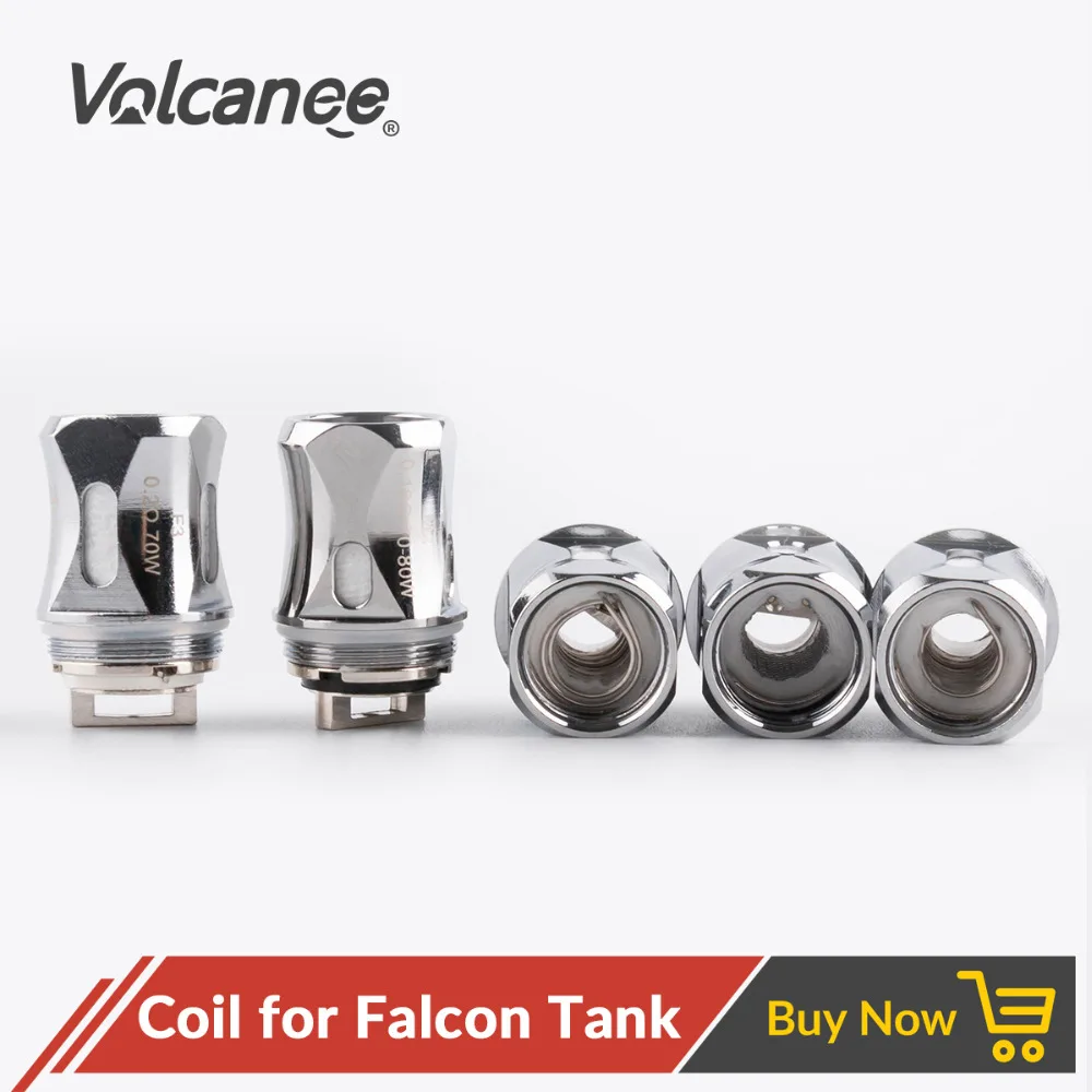 

Volcanee 3Pcs/Pack Coil Head for Falcon Tank 0.15ohm 0.2ohm 3 coils atomizer core heating Mesh Coil Vape Electronic Cigarette