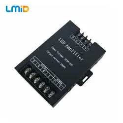 Lmid RGB Усилители домашние DC12-24 В 24a 3 канала Выход Светодиодные ленты Мощность повторителя консоли контроллера