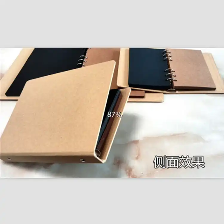 Business Paper 6//9 Holes Notebook Cover For Diary Planner Office School Supplies