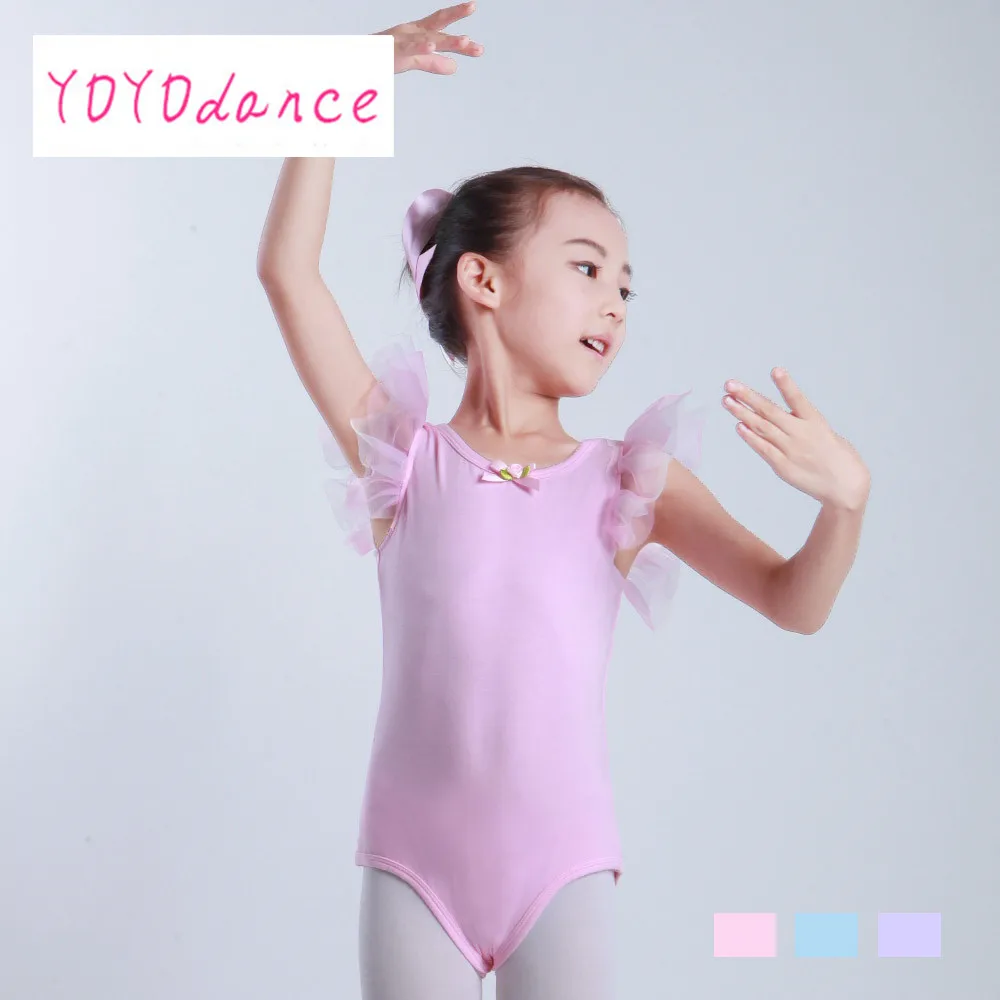sleeveless children's dance clothing girls basic leotard costumes