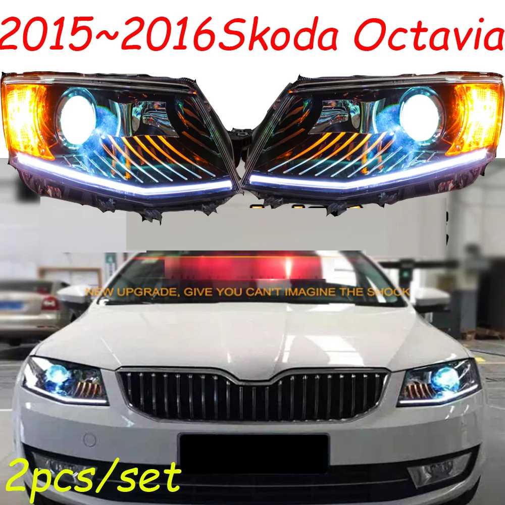 HID,~, автомобильный Стайлинг, Octavia фара, Fabia, rapid, yeti, Octavia фара, Octavia задний фонарь