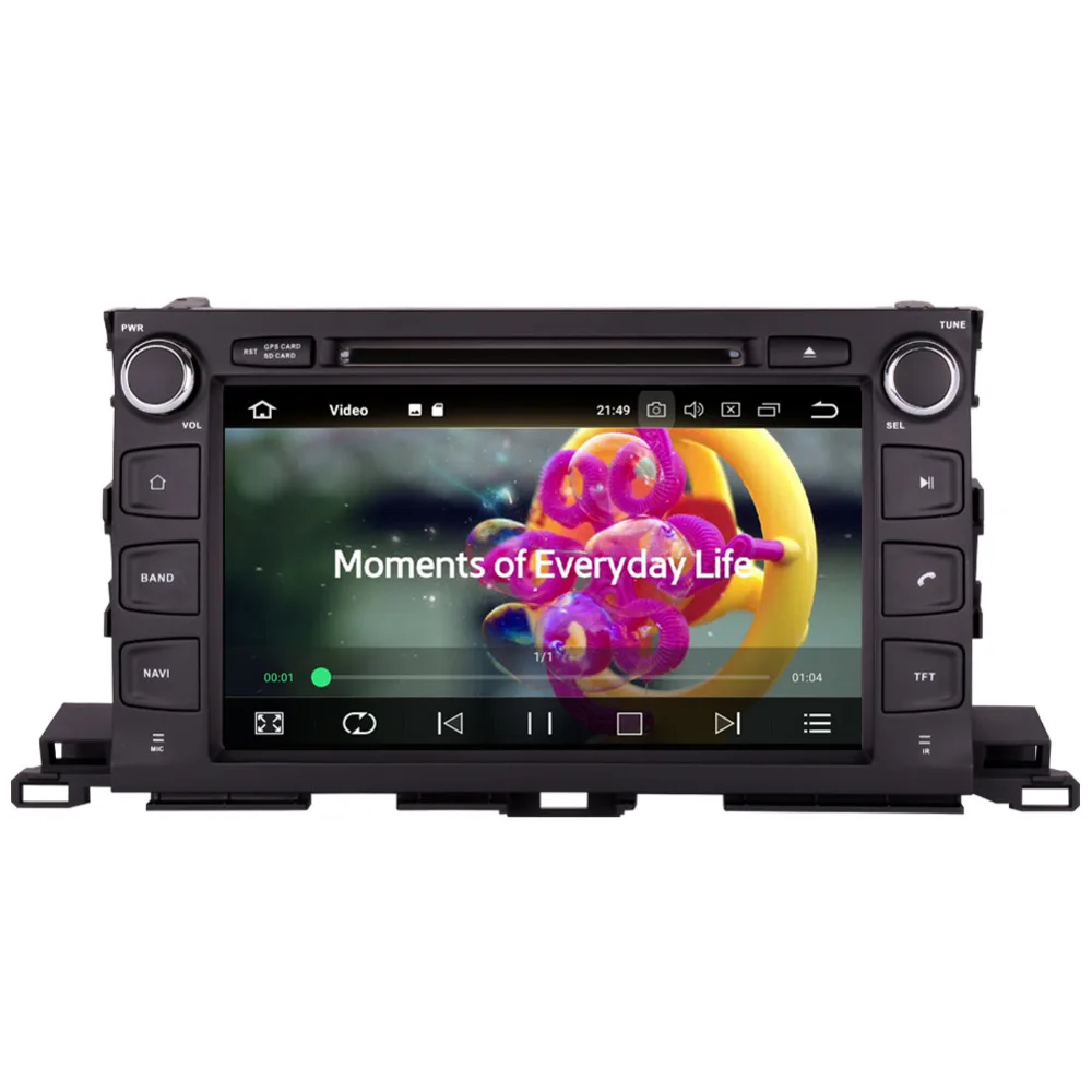 Android 8.0 Octa Core 4GB RAM Car DVD Multimedia Player For Toyota