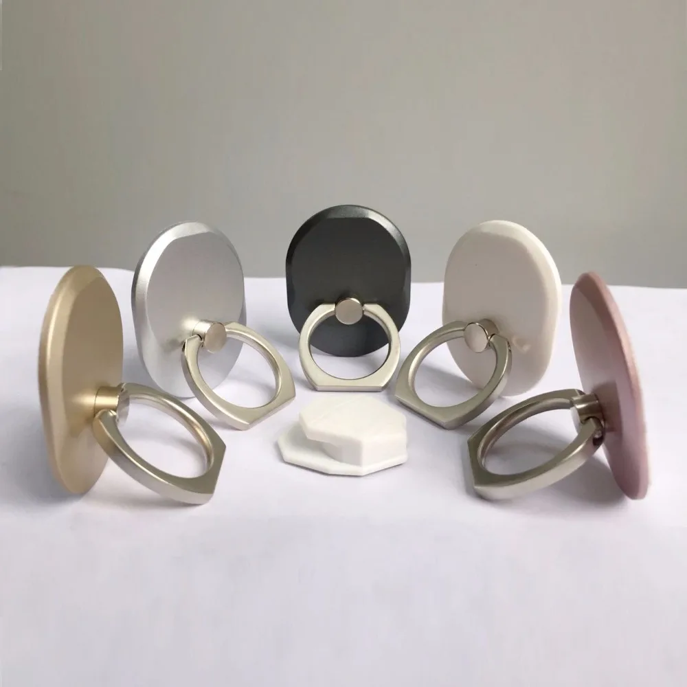 

Lazy Stent Holder Universal Mobile Phone Ring Holder 3D Metal Ring IRE Stand Finger Grip Stand For IPhone Samsung 6 Colors