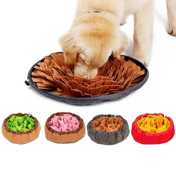 

Pet Toys Dog Sniffing Mat Felt Puzzle Toy Sniffing Training Pad Activity Blanket Feeding Mat Dog Release Stress Training Blanket