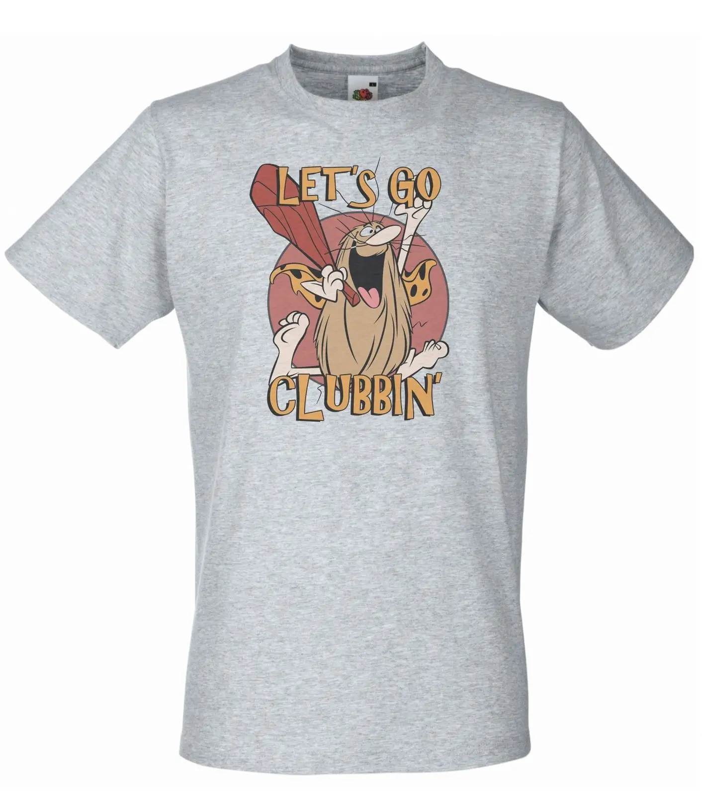 Мужская серая футболка «lets Go Clubbin' Captain Caveman t-shirt 1990's style TShirt Gift print T-shirt, футболка в стиле хип-хоп, новый футболки arrival