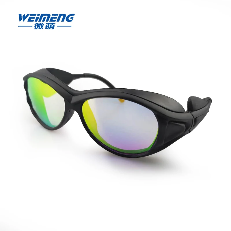Weimeng 650nm лазерные защитные очки Защита глаз 610-660nm отражающий красный светильник черная рамка ПК OD+ 6 для лазерной машины