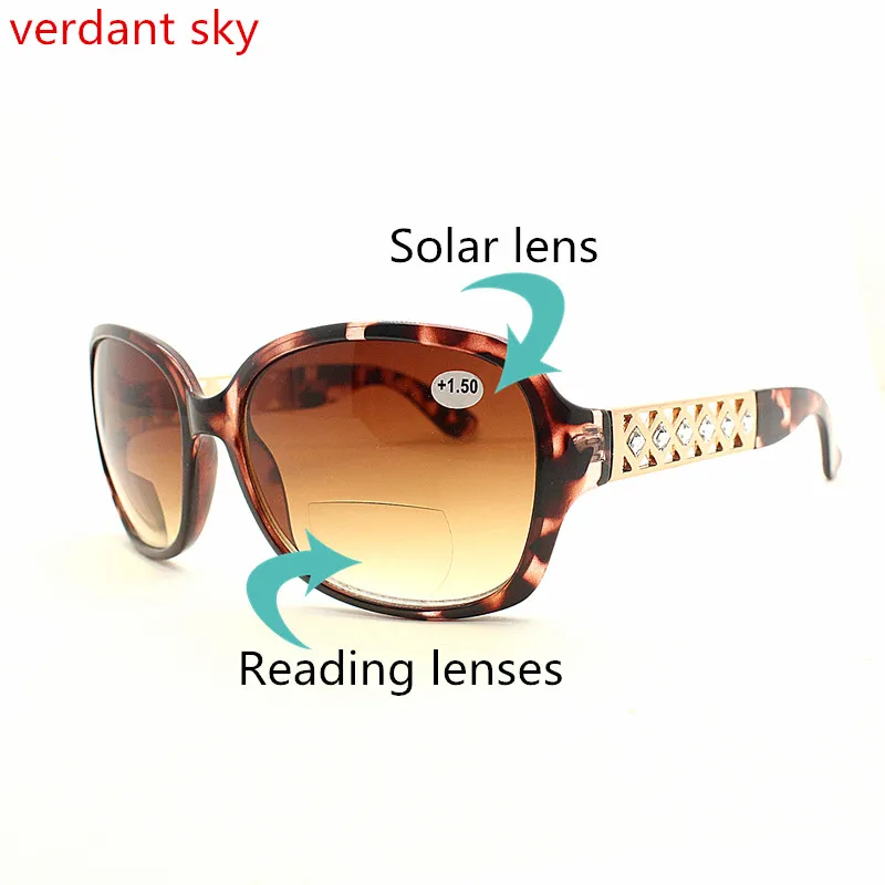 

high-quality fashion reading glasses presbyopia brand multi distance glasses brown men and women sunglasses hyperopia glasses