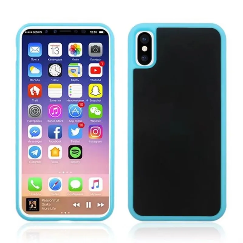 500 шт. наноприсоски волшебный антигравитационный чехол для iPhone 11 Pro Max XS XR X 8 7 6 6S Plus samsung 9 8 S10 E S9 S8 S7 Edge Cover