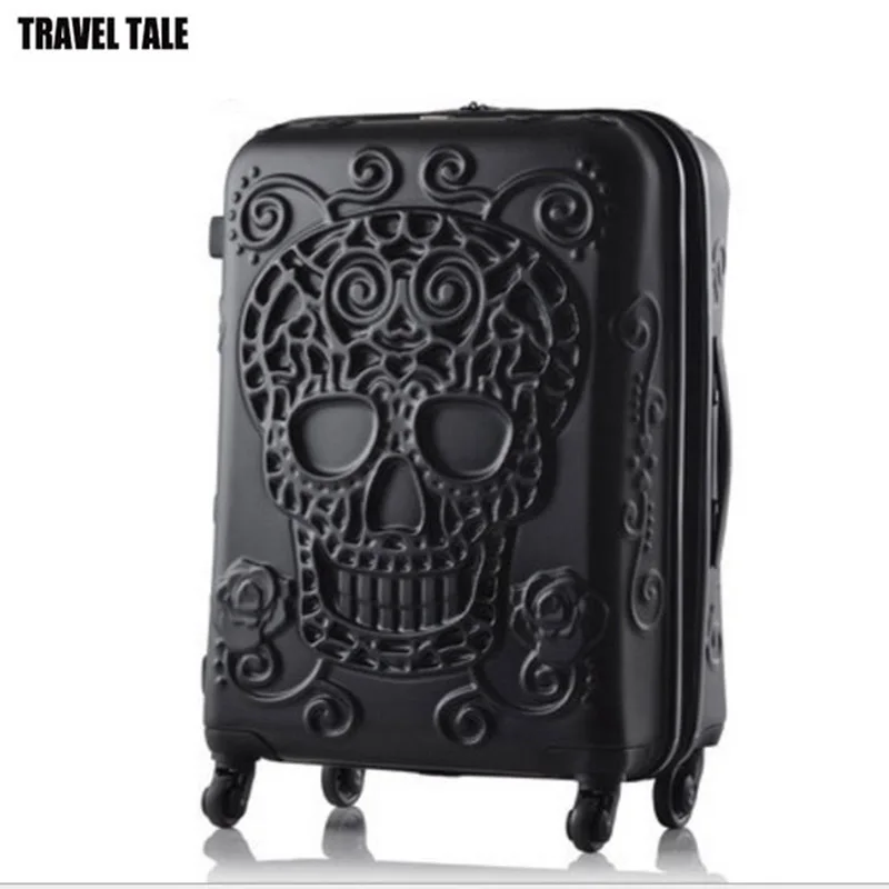 TRAVEL TALE Новый Череп путешествия Чемодан сумка 20 &quot24&quot 28 &quotдля переноски на