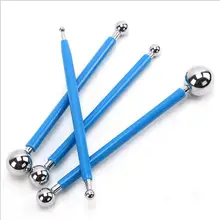 4 шт. нержавеющая формовочный шар инструмент палочки сахарная глазурь комплект для украшения торта Цветочные Формы Кухня десерт украшения поставки