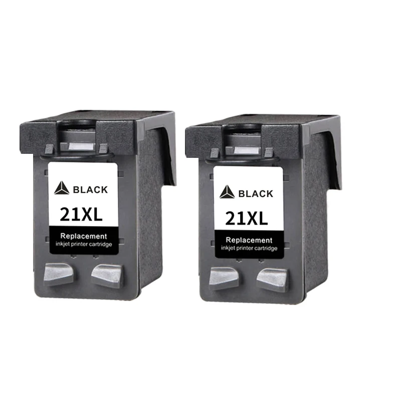 2X 21XLBK Высокая емкость чернильных картриджей для HP21 22 для 21XL 22XL F380 F2100 F2110 F2240 F2280 F2250 F4100 3915 - Цвет: 2X 21XLBK