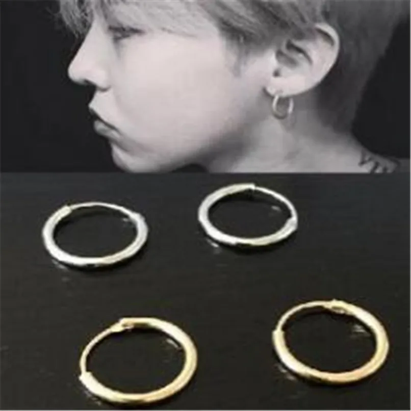 

Olaru Punk gold sliver color tendy hoop earring woman 2019 New korean vintage earrings christmas gift fashion jewelry brincos