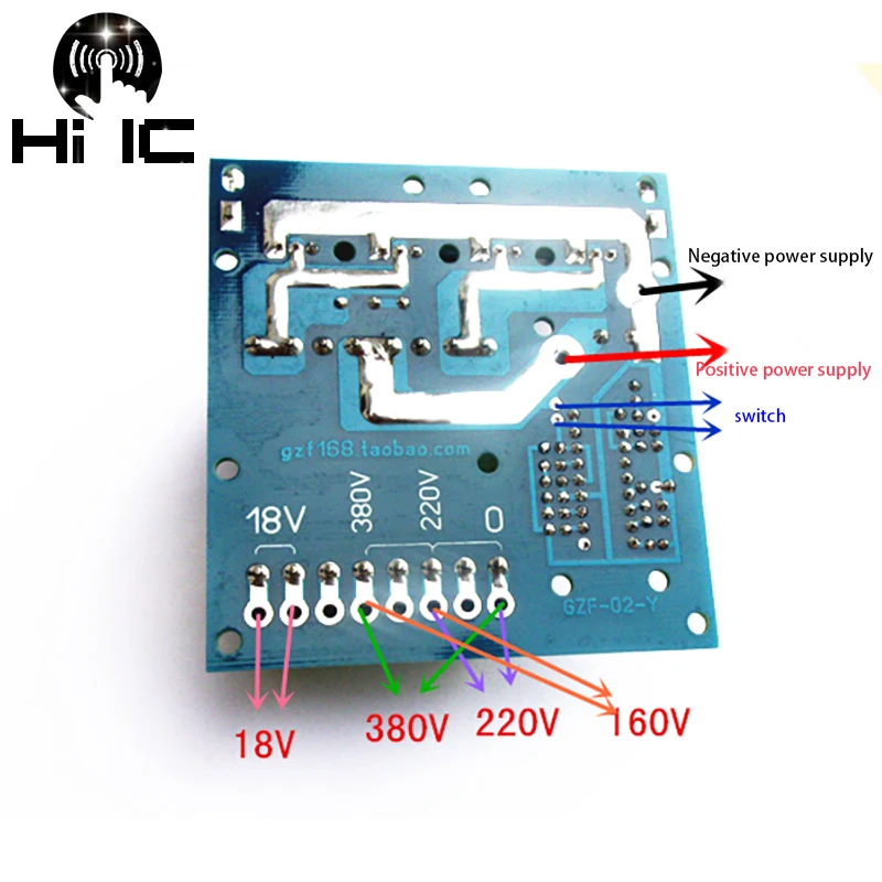 500 Вт Инвертор Boost плата трансформатор мощность DC 12 В/24 В к AC 18 в 0 220v 380в печатная