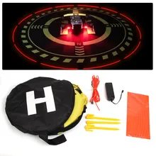 MASiKEN Rápido dobrado 70 cm de Estacionamento Luminosa Avental Mavic Pista de Pouso para DJI Ar/Mavic Pro/Fantasma 3 4 Pro + Acessórios Zangão