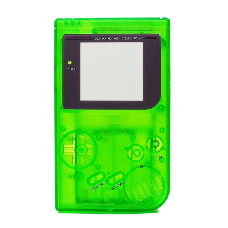 Высокое качество чехол Пластиковый корпус для игры приставка Gameboy GB - Цвет: Transparent Green