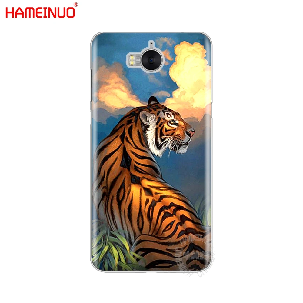 HAMEINUO чехол для сотового телефона с изображением тигра huawei honor 3C 4X 4C 5C 5X 6 7 Y3 Y6 Y5 2 II