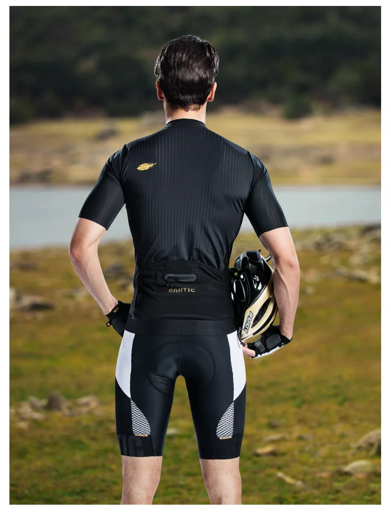 2018 SANTIC Cycling Jersey Men Bike Short Sleeve Maillot Ciclismo MTB Bycicle Clothing Men's Downhill Cycling Top Tops Jersey (16)