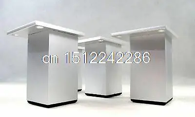 4pcs Set Height 100mm Metal Furniture Cabinet Bed Sofa Leg Feet 4pcs Set Height 100mm Metal Furniture Cabinet Bed Sofa Leg Feet