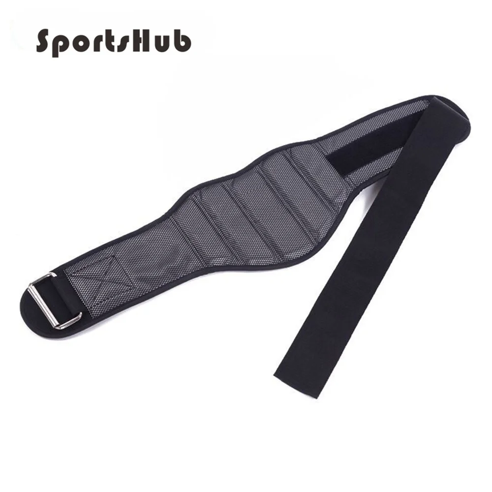 SPORTSHUB долговечная губка нейлоновый пояс для тяжелой атлетики Кроссфит гантели пояс для спортзала защита Фитнес Бодибилдинг тренировочный пояс EF0010