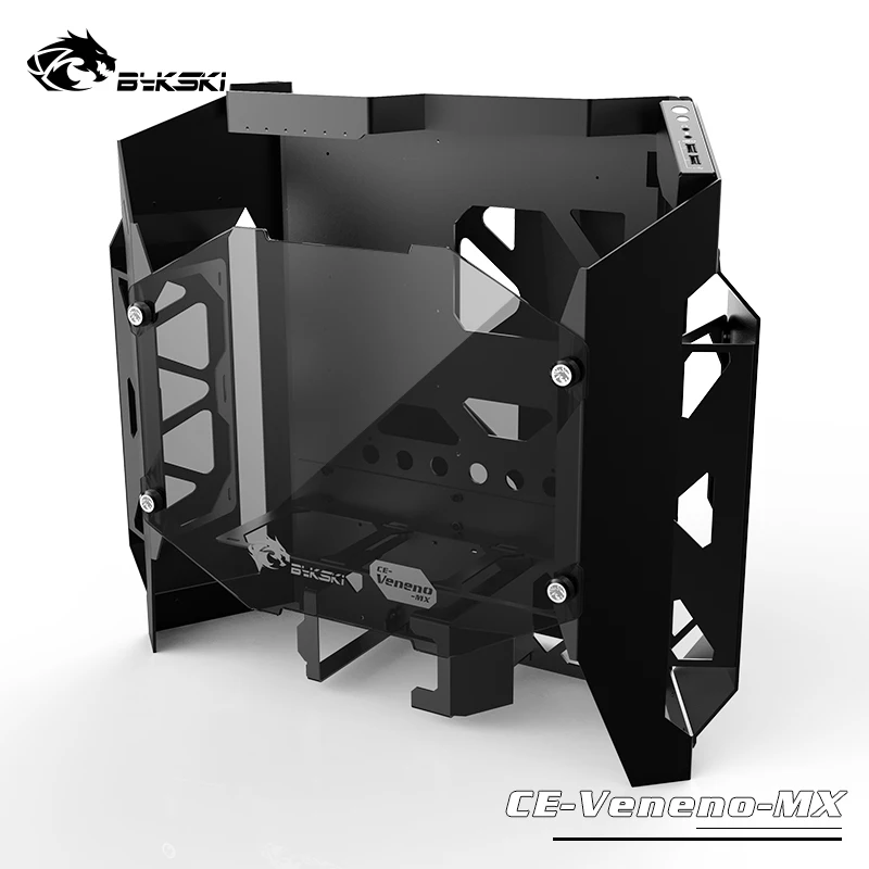Игровой чехол Bykski MOD ATX корпус компьютера водяное охлаждение CE Veneno